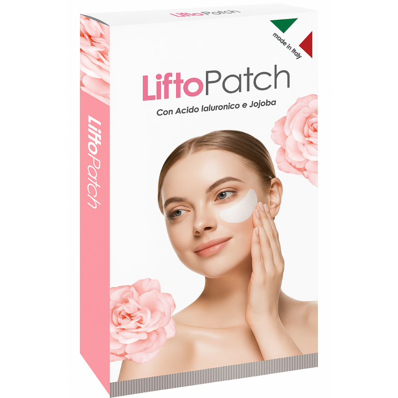 LiftoPatch - 20 Cerotti al Collagene e Acido Ialuronico Idrosolubili